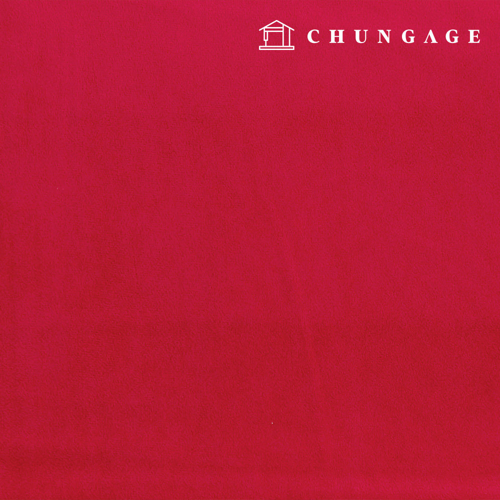 Christmas Velvet Fabric Plain Doll Fabric Winter Curtain Cushion Display Case Fabric New Bella Cherry Red 1 yard