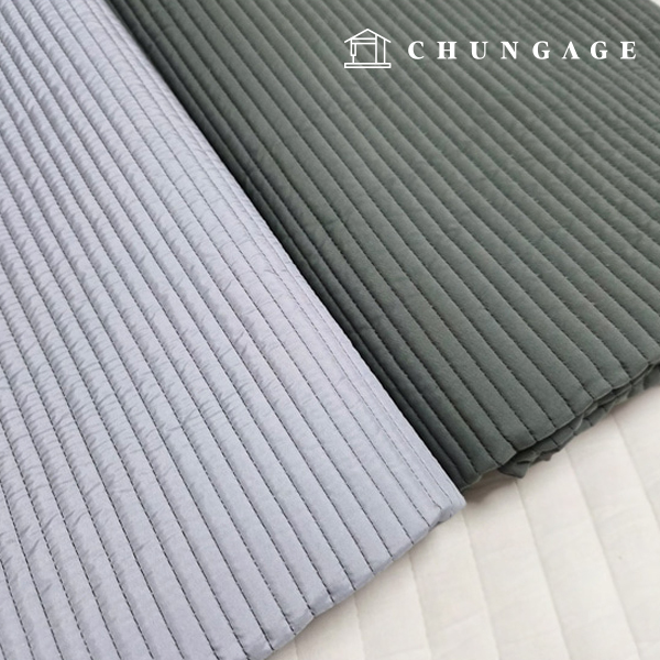 Quilted Fabric Double-sided Line Quilting Fabric High-density poly water-resistant 7mm 2 types