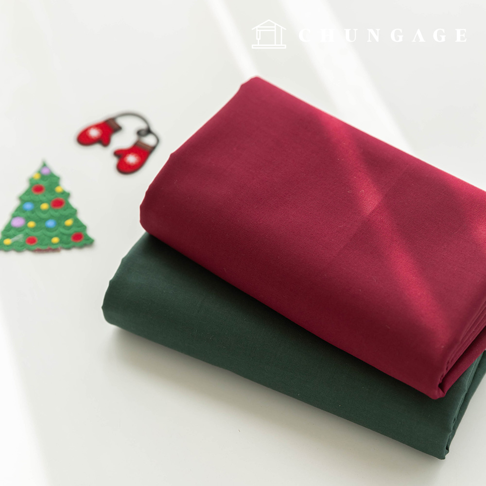Christmas cotton fabric Plain Fabric 40 count twill Adele cloth 2 types