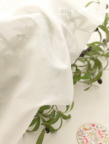 Hanbok Fabric Hanbok Making Plain Fabric Flower Wind White