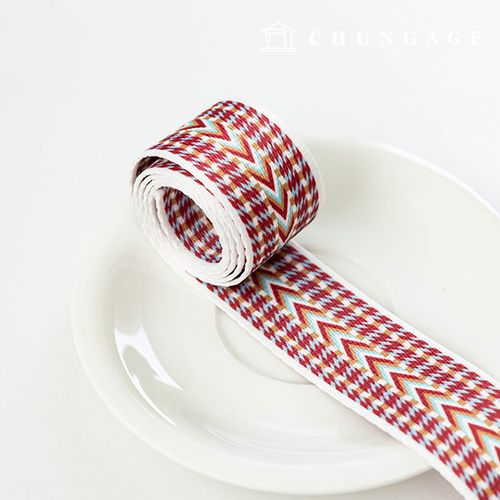 Bag String Poly Double-Sided Webbing String Weaving Cross Bag 38mm Chief Sky Brown