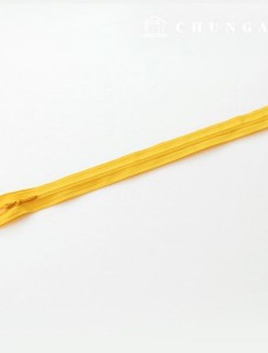 Console zipper hidden single zipper 25cm Yellow