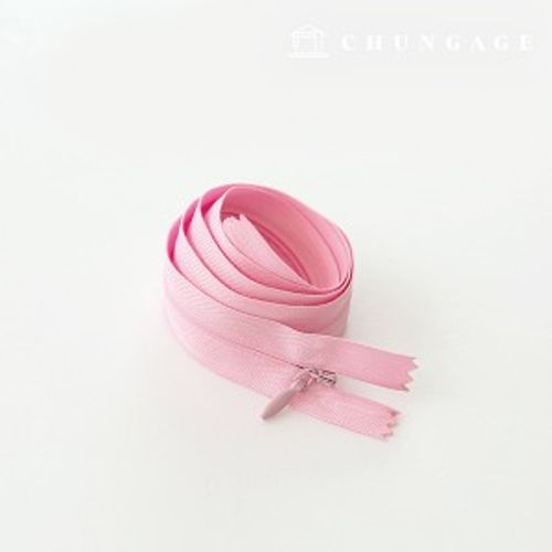 Console Zipper Hidden Sole Zipper 60cm Pink