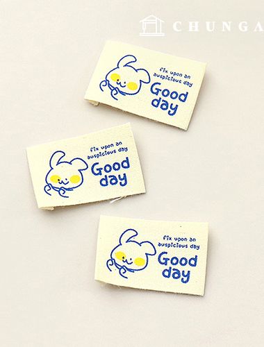 Cotton Labels Double-Sided Handmade Labels Good Day Animal 60817