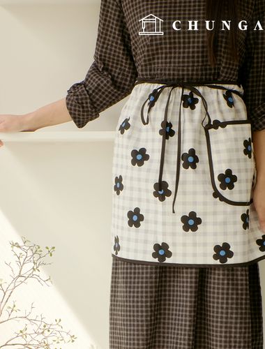 DTP fabric cotton 20 count check fabric flower pattern flower fabric black tinder 410