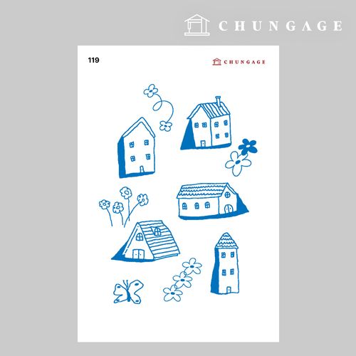 Clothing transfer paper 119 Reform heat transfer paper clothing making heat transfer sticker hometown