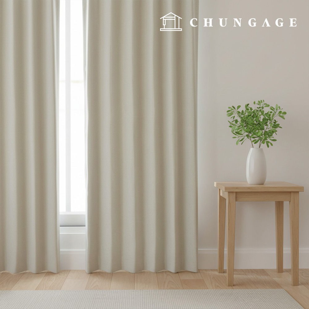 Custom-made shape-memory pin-type 100% blackout curtain Nobile Even Collection 2020 6 types