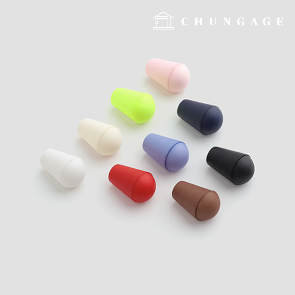 Plastic Color String Bell End Decoration Set of 9 70505