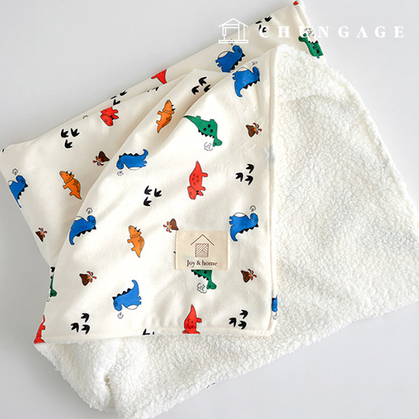 Highest quality ultrafine 2mm eco-friendly antibacterial and anti-fungal fabric E-DTP Wide Width Winter Fabric Dinosaur