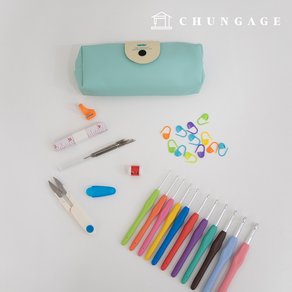 Knitting Needles Set Crochet Hook Pouch