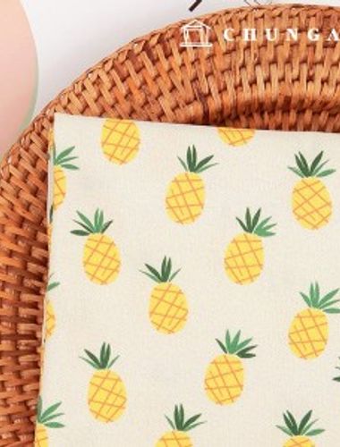 Eco-friendly antibacterial and anti-inflammatory fabric E-DTP cotton20 count pineapple
