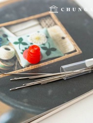 Hand Needle Set Circular Embroidery Needle Case Transparent Case