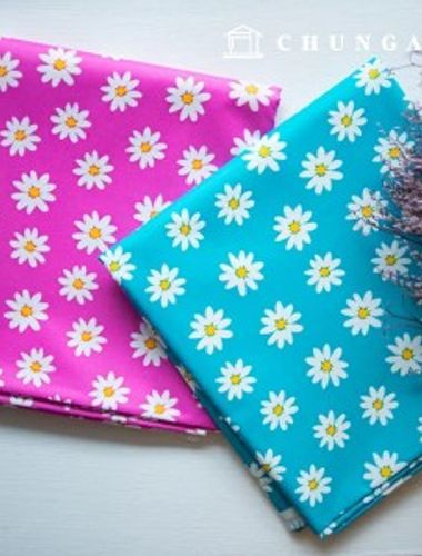 Waterproof Cloth Taffeta Pigment Waterproof Fabric 210T Wide Width Wild Chrysanthemum 2 Types