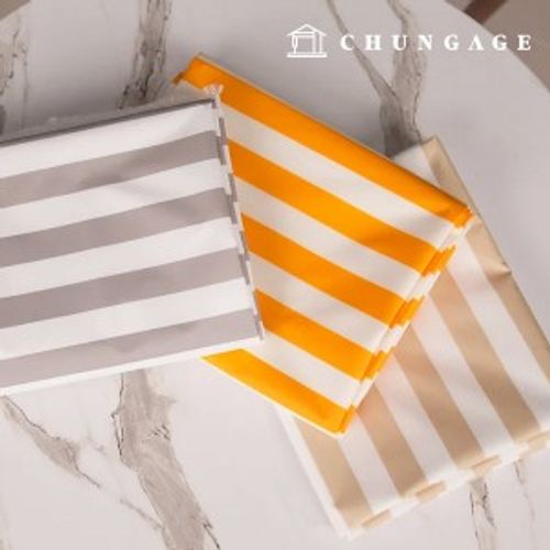 Waterproof Cloth Taffeta Pigment Waterproof Fabric 210T Wide Width 2cmStripe 3 types