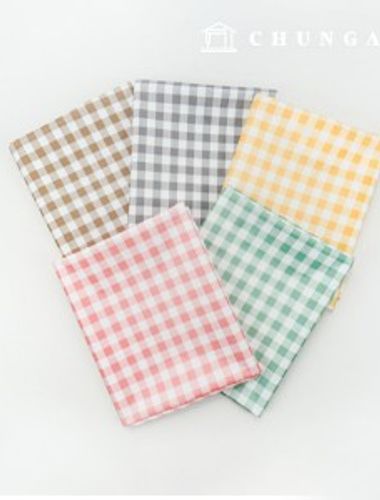 Waterproof Cloth Taffeta Pigment Waterproof Fabric 210T Wide Width 9mmCheck 5 types