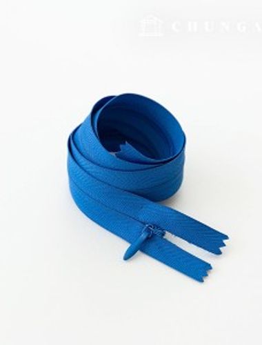 Console Zipper Hidden Sole Zipper 60cm Blue