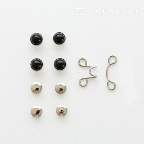 Magic Button Snap Magic Jeans Skirt Waist Adjustment Reduce Stretch Repair Button Hook D05