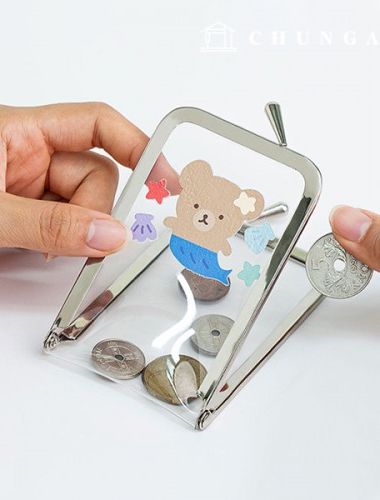 Square private capital frame 7cm Silver 58585