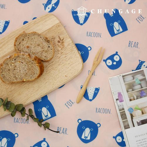 poly pattern fabric ginkgo leaf