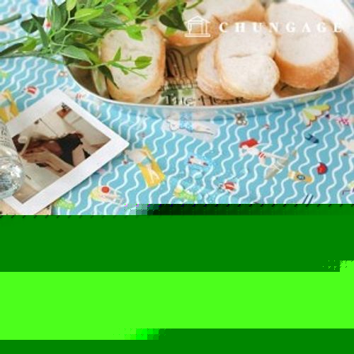 2 types of poly pattern fabric pine needles