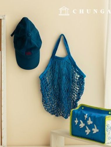 Net Bag Mesh Net Bag Zero Waste Blue