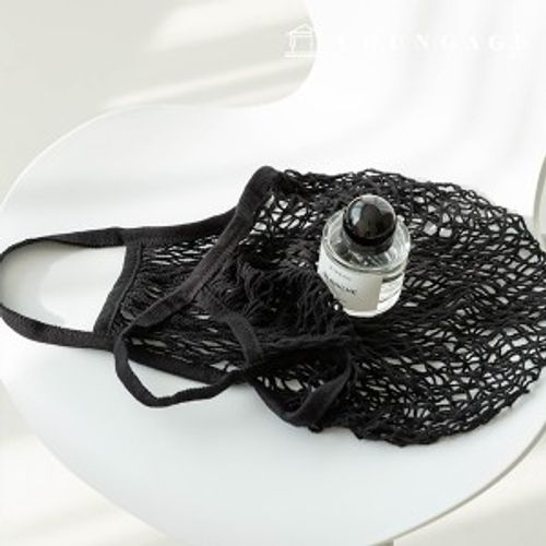 Net Bag Eco-Friendly Mesh Net Bag Zero Waste Black