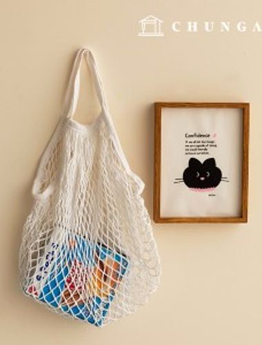 Net Bag Mesh Net Bag Zero Waste White