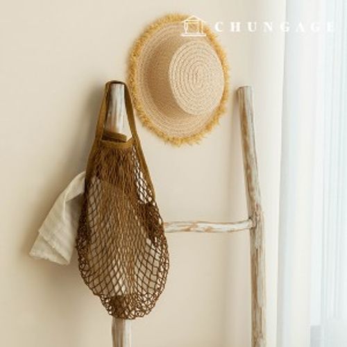 Net bag, eco-friendly mesh bag, zero-waste brown