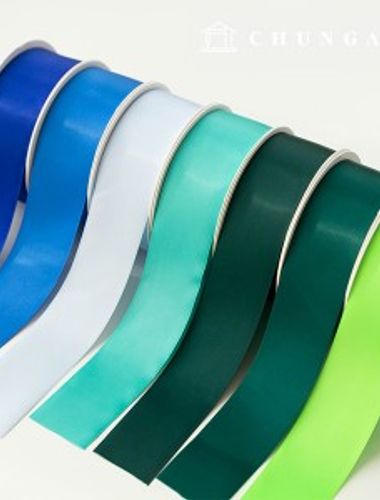 Satin bowknot String package bowknot tape String craft 40mm green blue 7 types 1 yard