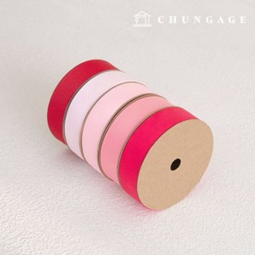 Corrugated bowknot String package bowknot tape String craft 25mm Pink 5 types 1 yard