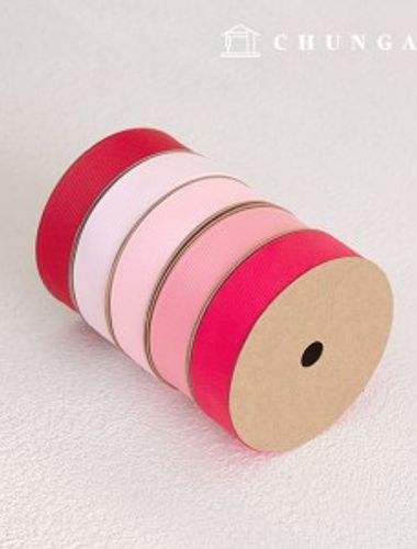 Corrugated bowknot String package bowknot tape String craft 25mm Pink 5 types 1 yard
