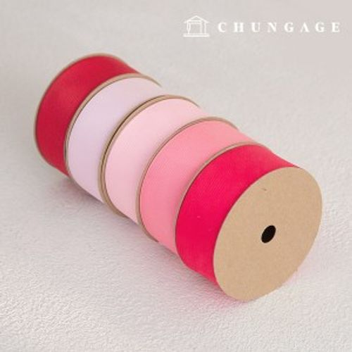 Corrugated bowknot String package bowknot tape String craft 40mm Pink 5 types 1 yard