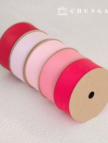 Corrugated bowknot String package bowknot tape String craft 40mm Pink 5 types 1 yard