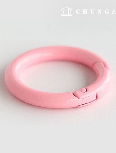 Color Oring Open Type Oring Keyring Keyring Subsidiary Materials 25mm Vivid Pink 55484
