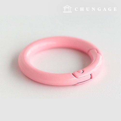 Color Oring Open Type Oring Keyring Keyring Subsidiary Materials 25mm Vivid Pink 55484