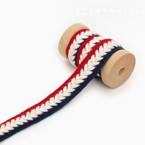 Cotton waving String Eco Bag Bag accessories Webbing String Combed pattern Key point Blade French 76835