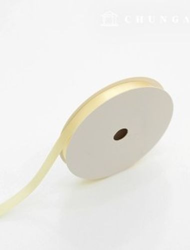 Satin Bowknot String 20 Rolls Package Bowknot Tape String Craft 10mm Cream