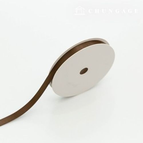 Satin Bowknot String 20 Rolls Package Bowknot Tape String Craft 10mm Brown