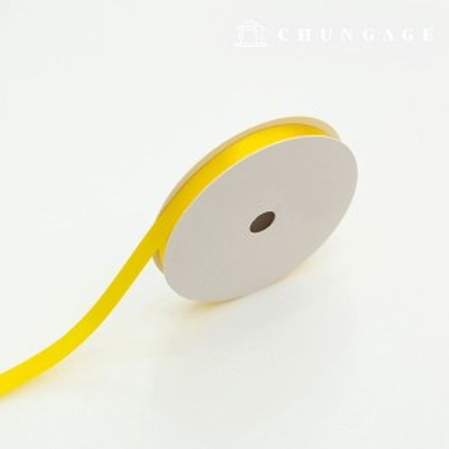 Satin Bowknot String 20 Rolls Package Bowknot Tape String Craft 10mm Yellow