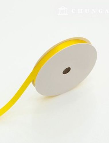 Satin Bowknot String 20 Rolls Package Bowknot Tape String Craft 10mm Yellow