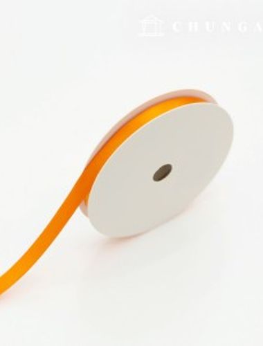 Satin Bowknot String 20 Rolls Package Bowknot Tape String Craft 10mm Orange