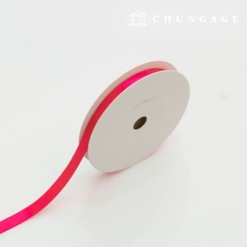 Satin Bowknot String 20 Rolls Package Bowknot Tape String Craft 10mm Cherry