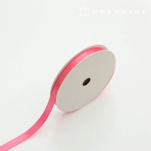 Satin Bowknot String 20 Rolls Package Bowknot Tape String Craft 10mm Pink