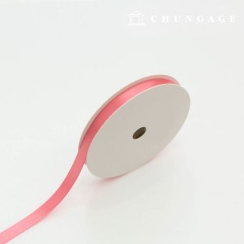 Satin Bowknot String 20 Rolls Package Bowknot Tape String Craft 10mm Coral Pink