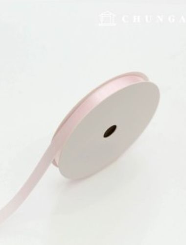 Satin Bowknot String 20 Rolls Package Bowknot Tape String Craft 10mm Light Pink