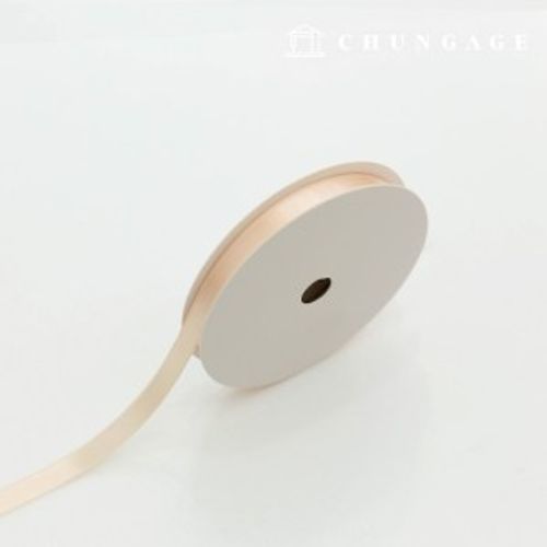 Satin bowknot string 20 rolls package bowknot tape string craft 10mm apricot