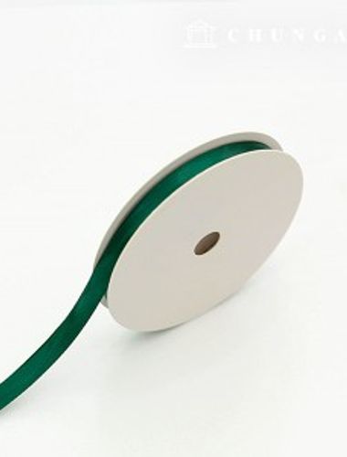 Satin bowknot String 20 rolls package bowknot tape String craft 10mm Deep green