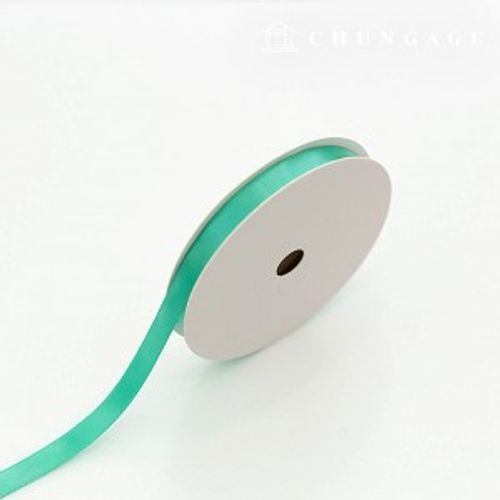 Satin Bowknot String 20 Rolls Package Bowknot Tape String Craft 10mm Mint