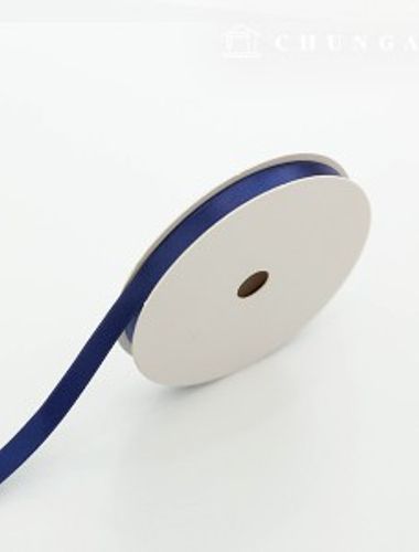 Satin Bowknot String 20 Rolls Package Bowknot Tape String Craft 10mm Navy