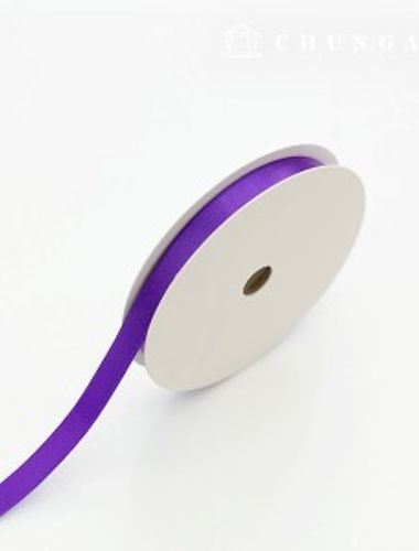 Satin Bowknot String 20 Rolls Package Bowknot Tape String Craft 10mm Purple